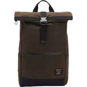 Barbour Field Wax Fold Over Top Backpack