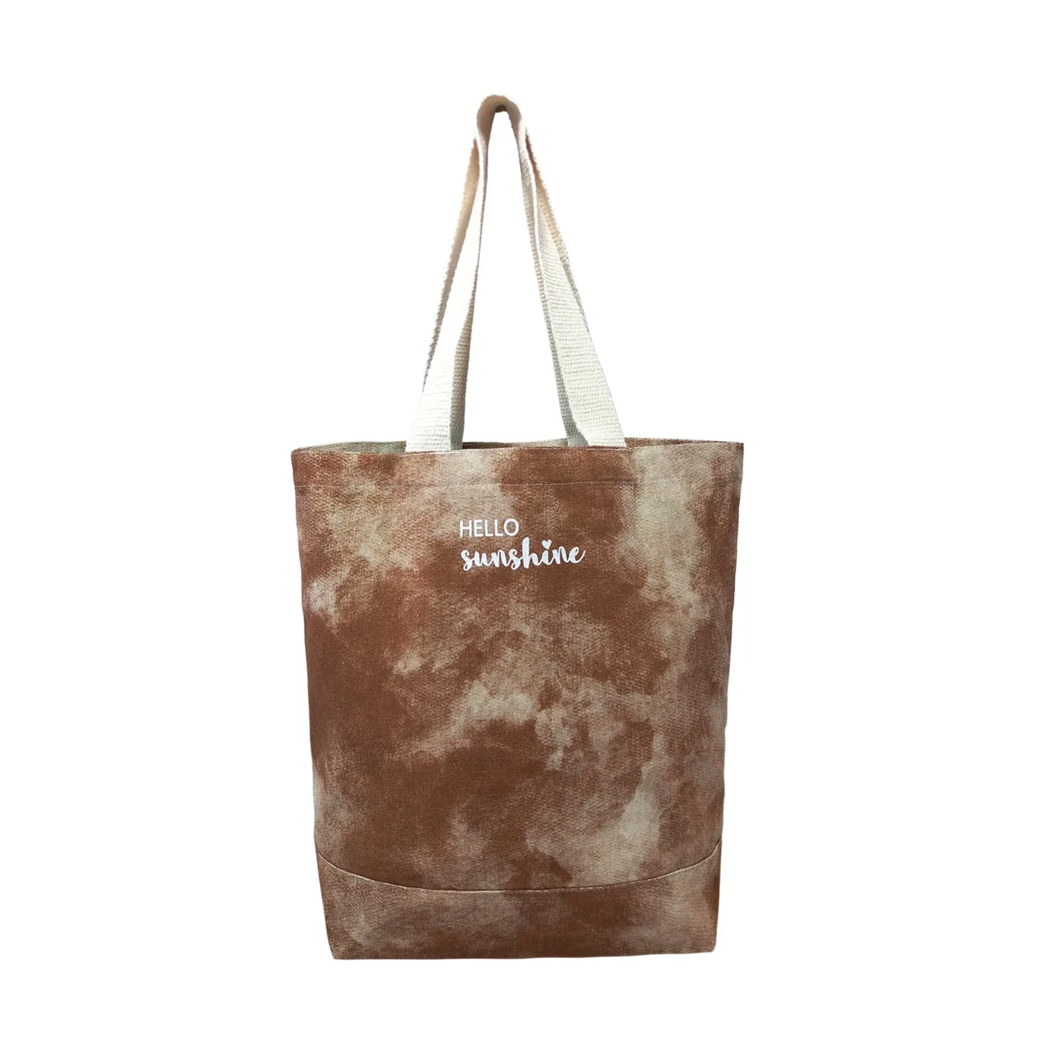 Deeya Cotton Canvas Medium Size Eco Friendly Womens/Ladies Shopping & Beach Bag (Brown)