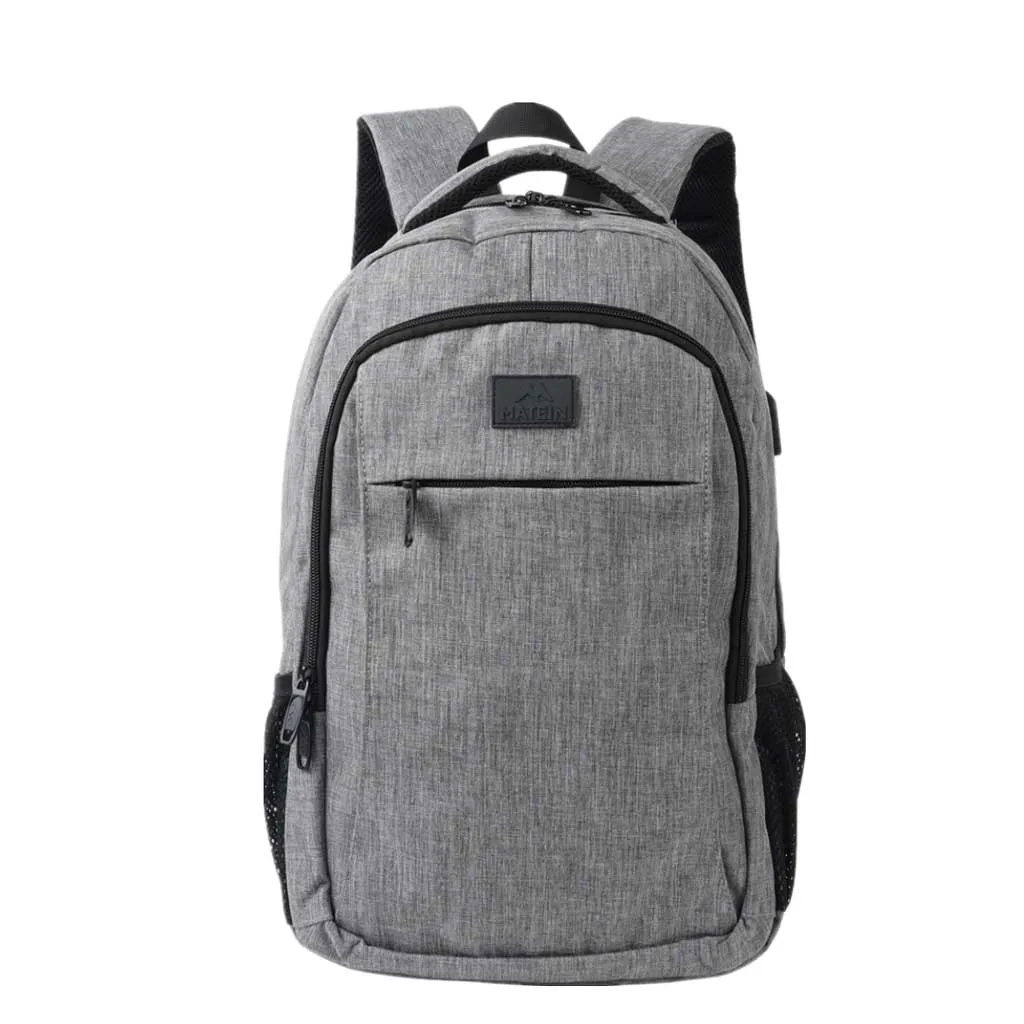 Matein Mlassic Travel Gray Laptop Backpack